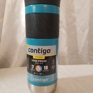 Contigo SnapSeal Stainless Steel 20 Oz.Color Byron Juniper Brand New
